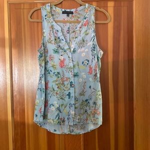 Sanctuary Floral Sleeveless Blouse